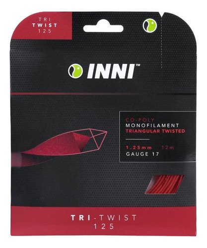 Corda Inni Tri Twist 17l 1.25mm Vermelho Set Individual