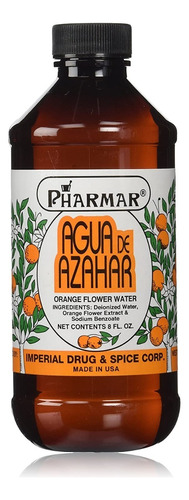 Agua De Azahar 8 Oz Naranja Flowerblossom 4pack De Ag