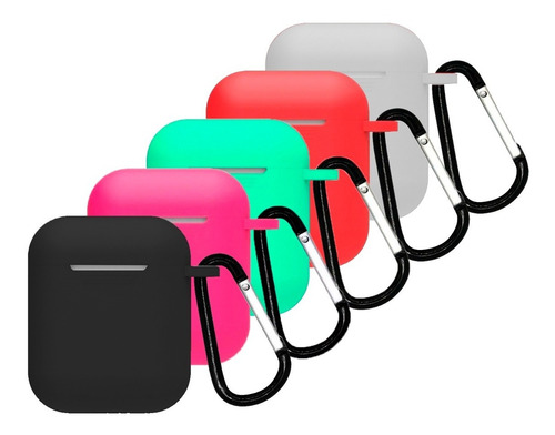 Imagen 2 de 5 de Funda Silicona Para Auriculares AirPods I7 I9 I12 I88 Tws +