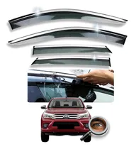 Comprar Hilux 2016+ Deflectores Premium C\u002F Vira Cromada Tuningchrome
