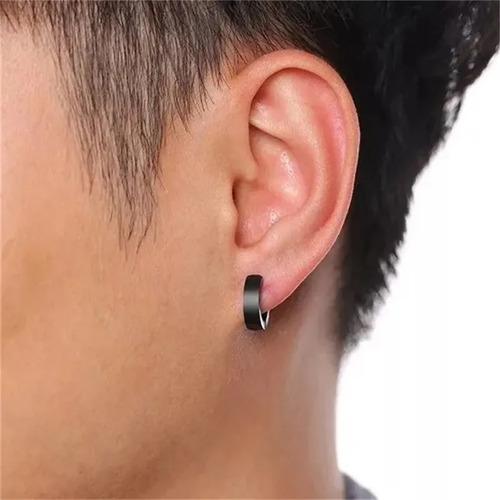 Pack 6 Pares Aretes Hombre Con Piercing, Arracadas Hombre