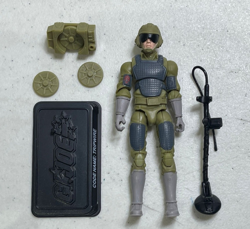 Gi Joe Rene Tripwire V5 Comic Pack Version 100% Completo 