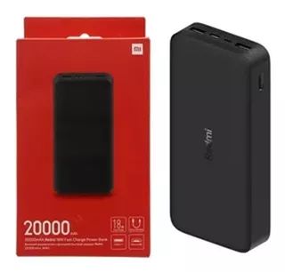 Xiaomi Redmi Powerbank Bateria Externa 20000mah Carga Rapida