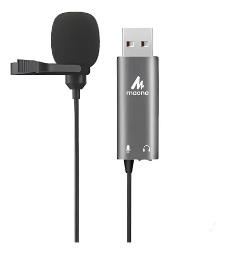 Microfono Condenser Corbatero Usb Windows Mac Maono Au-ul10