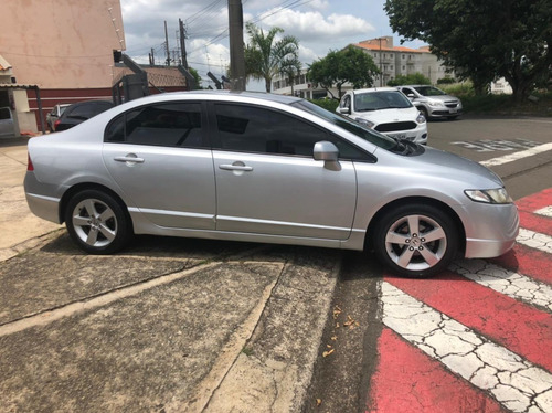 New Civic 1.8 Lx Gasolina Automático Prata 2007