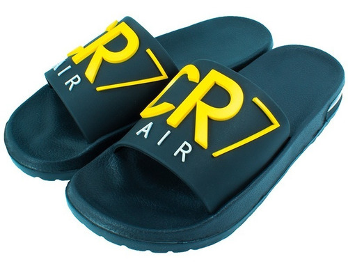 Imagen 2 de 4 de Sandalias Casual Cr7 Negro Cr706nd Moletto