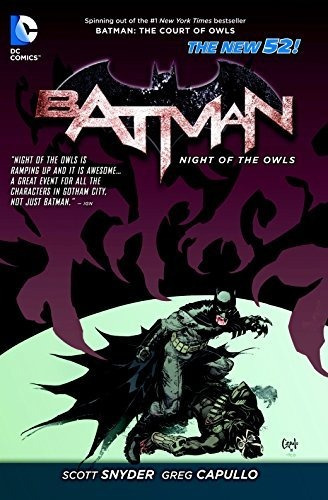 Batman Night Of The Owls Los Nuevos 52 Batman Dc Comics | Cuotas sin interés
