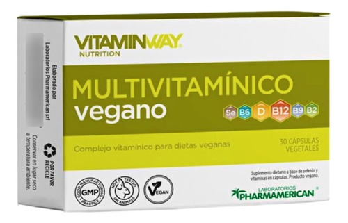 Suplemento Vegano Completo - 30 Capsulas
