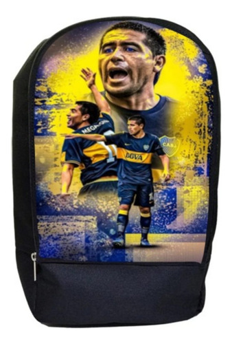 Botinero Deportivo Personalizados Boca Roman Negro