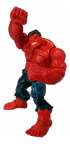 Marvel Universe Hulk Vermelho - Original E Loose (Usado)