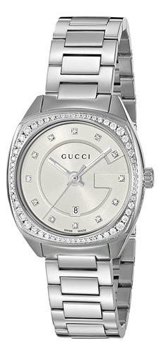 Gucci Swiss Quartz Reloj De Vestir De Acero Inoxidable, Colo