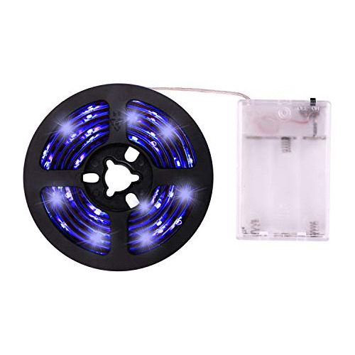 Luces Led De Tira Ultravioleta Uv Batería, 16.4 Pies, ...