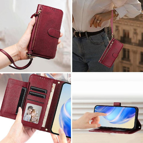 Funda Abatible For Oukitel C51 Titular De La Tarjeta Pu