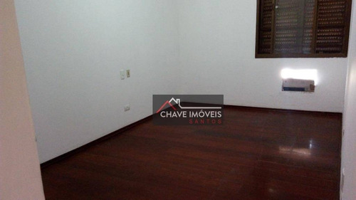 Imagem 4 de 30 de Apartamento Com 4 Dormitórios Para Alugar, 185 M² Por R$ 6.500,00/mês - Boqueirão - Santos/sp - Ap1550