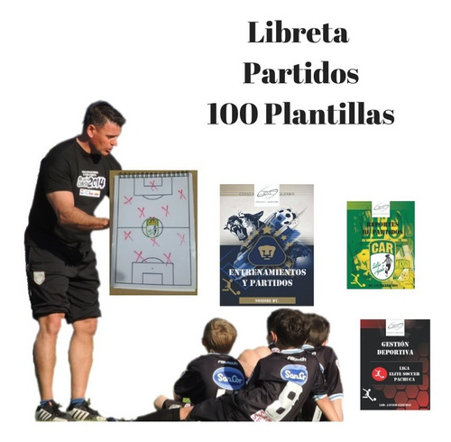Libreta Para Entrenadores Partidos 100 Hojas (personalizada)