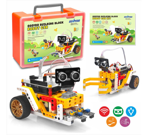 Kit De Construcción De Robot Para Arduino, Juguete Stem