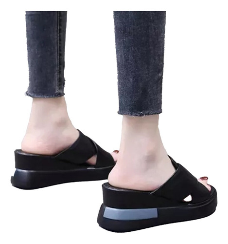 Zapatos Pantufla Glam Sandalia Ortopédica Confort Dama