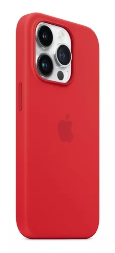  Apple Funda de silicona para iPhone 14 Pro con MagSafe -  (Producto) rojo : Celulares y Accesorios