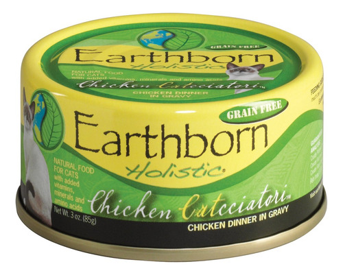 Earthborn Holistic Chicken Catcciatori Alimento Enlatado Par