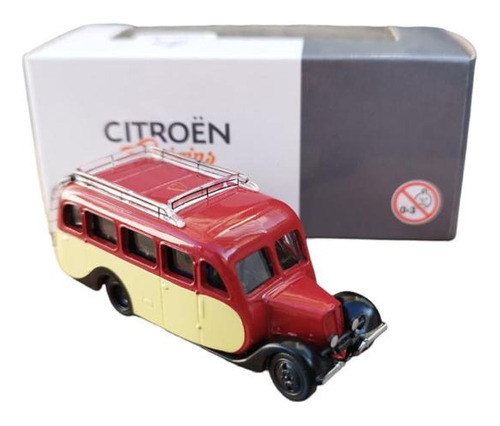 Citroen U23 Bus Miniatura Coleccion 1/87 Diecast Metal