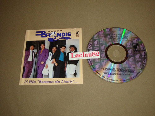 Bryndis 15 Hits Romance Sin Limite 1993 Disa Cd