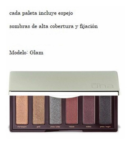 Sexteto De Sombras Glam Natura | Meses sin intereses