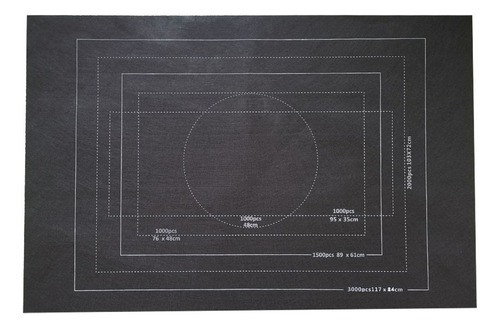 Alfombrilla De Almacenamiento En Rollo Para Rompecabezas, De