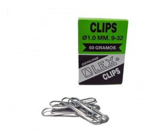 Clips 9-32 Normal 50gr Alex Paq. X 20 Cajas