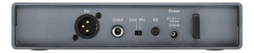 Micrófono Sennheiser XSW 1-825-A Dinámico Cardioide color negro
