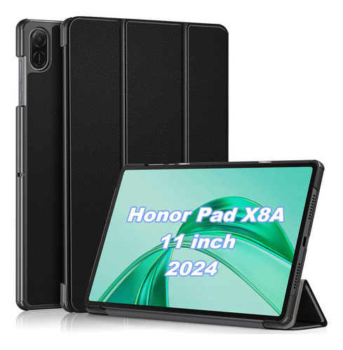 USTIYA Funda Para Honor Pad X8a Case Uso Rudo Carcasa Protector Piel Color Negro PC+PU Cover