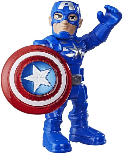 Capitán América 12cm Marvel Super Hero Adventures E7927
