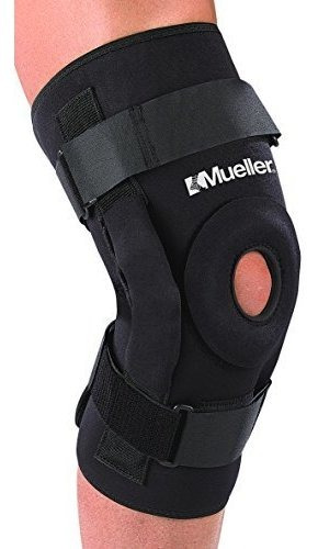 Mueller Pro Nivel Bisagras Rodilla De Lujo, Negro, Xxxl | In