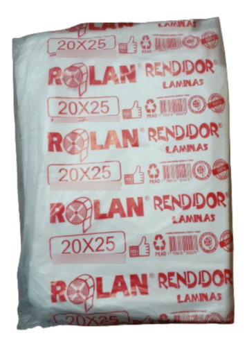 Lamina Folex Separador Alimentos Fiambre Freeze X 1kg 20x25