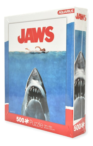 Tiburón Jaws Aquarius Rompecabezas Importado 100% Original