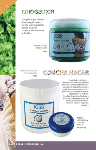 Crema Limpiadora Concha Nacar Joss Fervier 500grs 2pzs Momento De Aplicación Día Noche Tipo De Piel Normal A Grasa