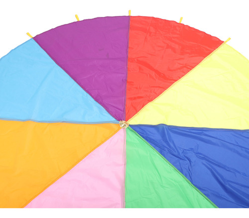 Los Niños Juegan A Parachute Rainbow, Ejercicio Físico Senso