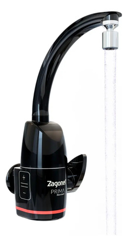 Torneira Elétrica Prima Touch 5.5KW Bancada/Parede Preta - Zagonel