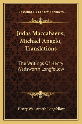 Libro Judas Maccabaeus, Michael Angelo, Translations: The...