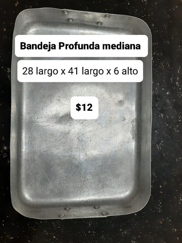 Bandeja De Acero Inoxidable 53lx33ax6h Ref12 A 20