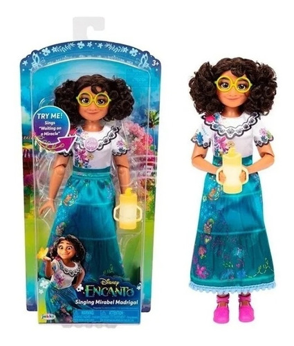 Disney Encanto Muñeca Mirabel Musical 28cm Articulable 