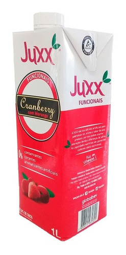 Imagem 3 de 8 de Suco Funcional Cranberry E Morango Com Açúcar Juxx 1l