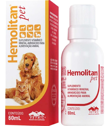 Vetnil Hemolitan 60 Ml  - Envíos A Todo Chile