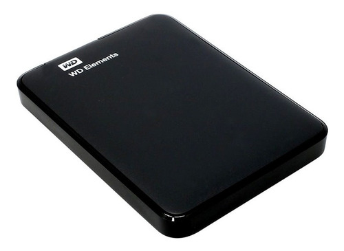 Disco duro externo Western Digital WD Elements Portable WDBUZG0010BBK 1TB negro