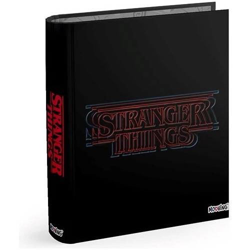 Carpeta Escolar A4 2 Anillos Stranger Things Mooving