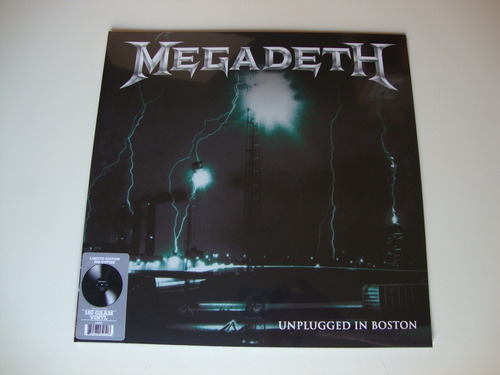 LP, vinilo, Megadeth, Unplugged in Boston, importado, lacado