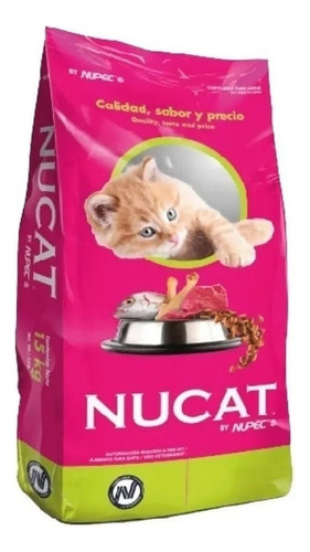 Nucat By Nupec 2.7 Kg Alimento Croqueta Gato 3 Bolsas