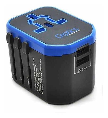 Adaptador De Enchufe Doble Usb (2 Puertos Usb)