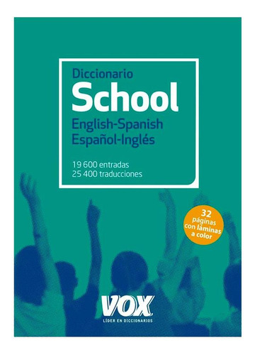 Libro Diccionario School. Spanish-english / Español-inglés
