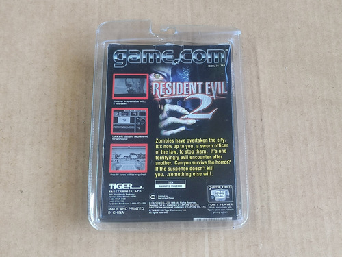 Resident Evil 2 Lacrado -- Original -- Game.com / Tiger #10 (Usado)