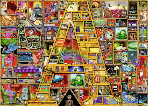Rompecabezas 1000 Piezas Ravensburger Increíble Alfabeto A